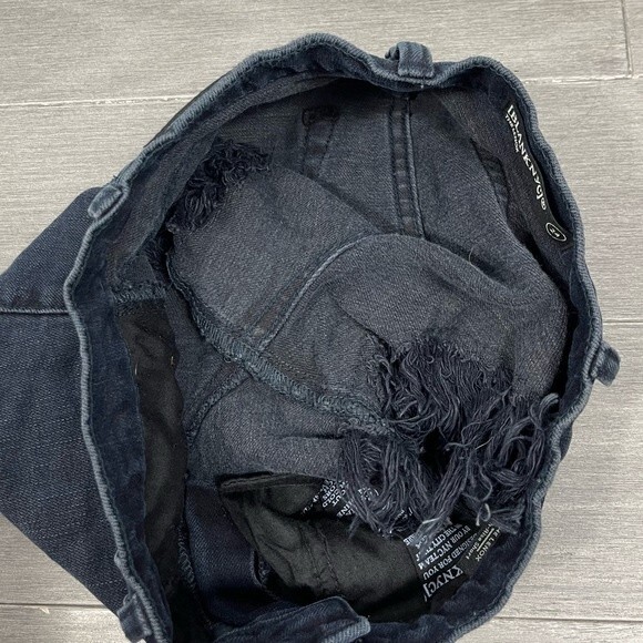 BLANK NYC Lenox High Rise Waisted Fringe Hem Denim Jean Boho Shorts in Vixen 24 - Picture 13 of 16